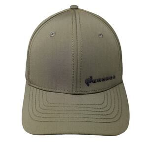 Branco Fitted Baseball Cap Green Medium Vented Holes 6 Panel Outdoor Poly Ble